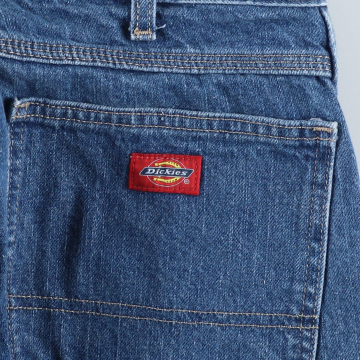 Dickies denim painter pants for men, equivalent to W32 cotton blue type Vintage Second Hand