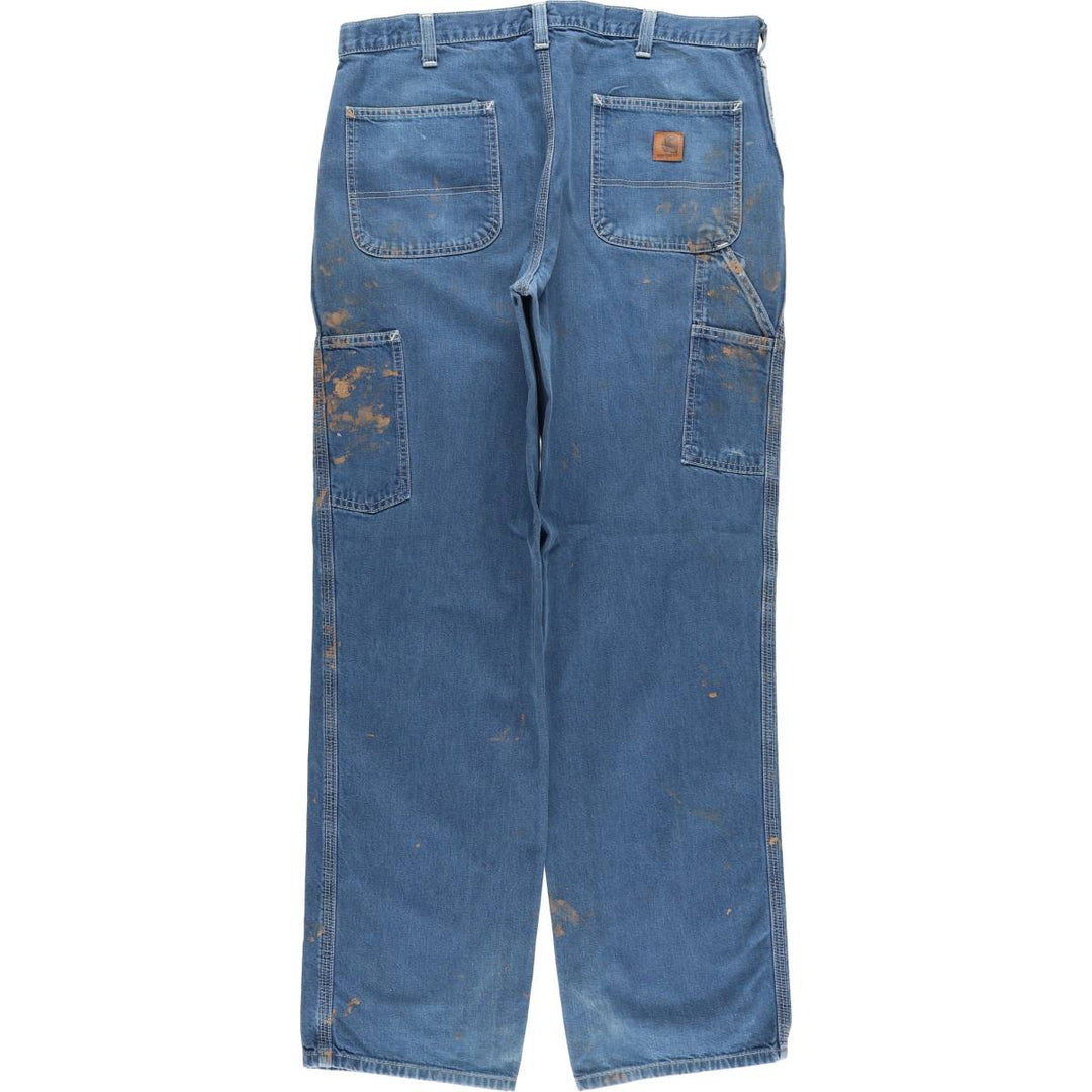 Carhartt Dungaree Fit Denim Painter Pants, Men's, Size W38 cotton blue type Vintage Second Hand