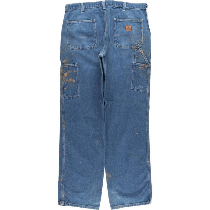Carhartt Dungaree Fit Denim Painter Pants, Men's, Size W38 cotton blue type Vintage Second Hand