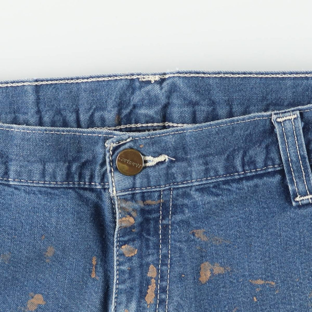 Carhartt Dungaree Fit Denim Painter Pants, Men's, Size W38 cotton blue type Vintage Second Hand
