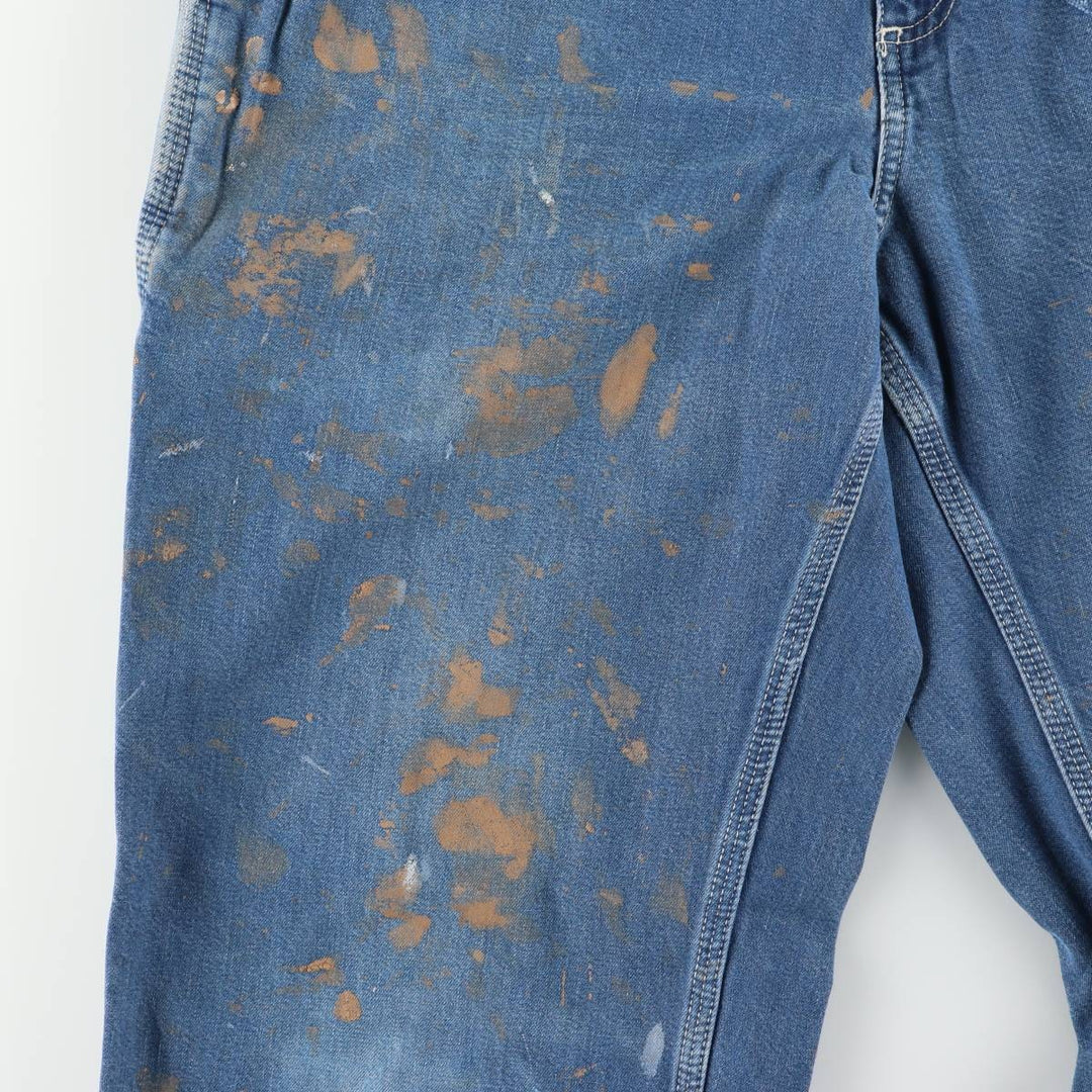 Carhartt Dungaree Fit Denim Painter Pants, Men's, Size W38 cotton blue type Vintage Second Hand