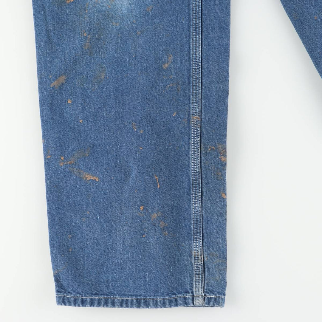 Carhartt Dungaree Fit Denim Painter Pants, Men's, Size W38 cotton blue type Vintage Second Hand