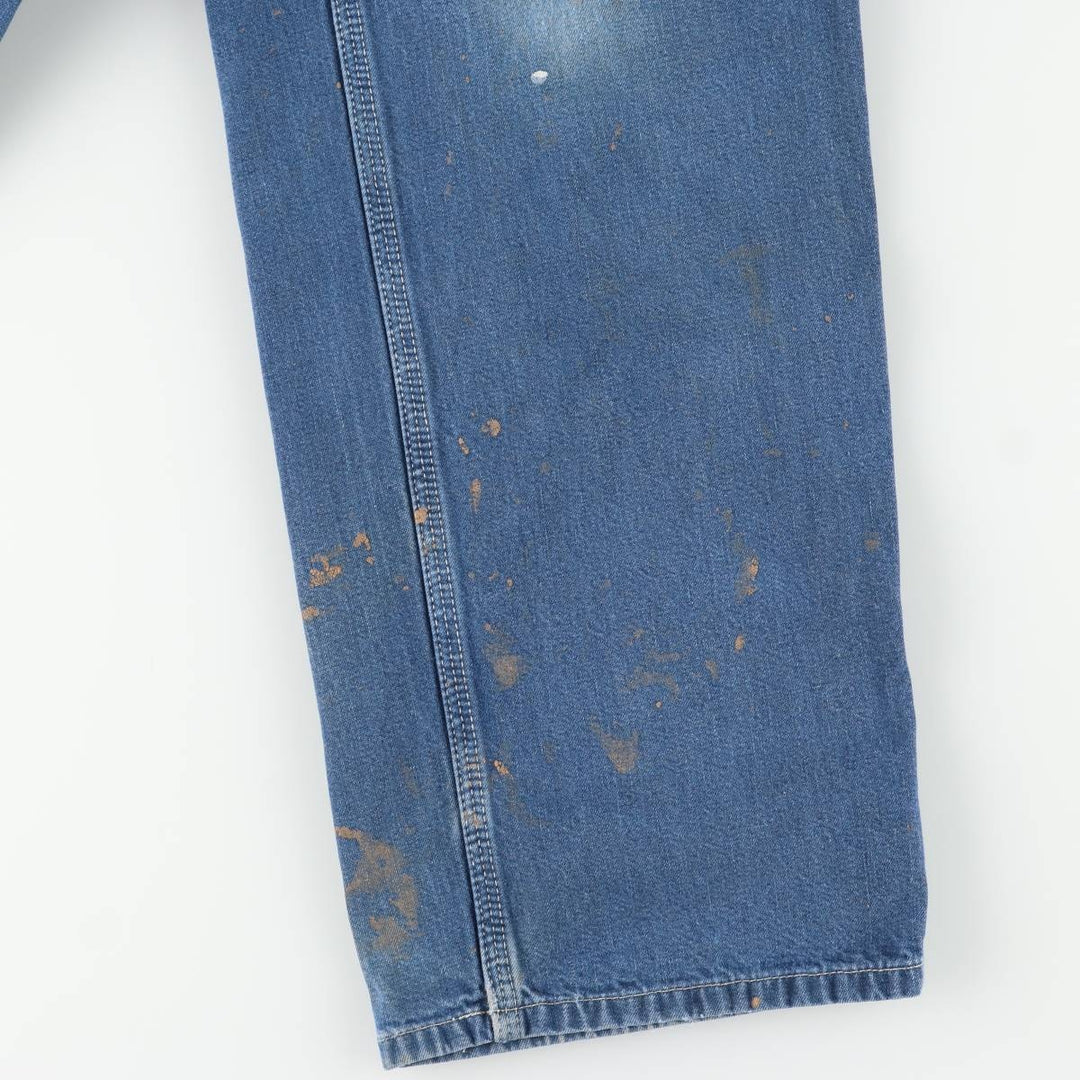 Carhartt Dungaree Fit Denim Painter Pants, Men's, Size W38 cotton blue type Vintage Second Hand