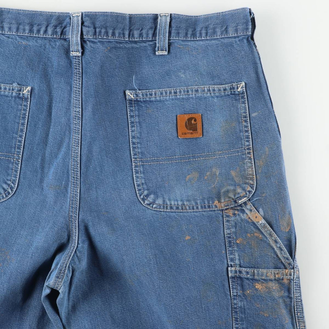 Carhartt Dungaree Fit Denim Painter Pants, Men's, Size W38 cotton blue type Vintage Second Hand