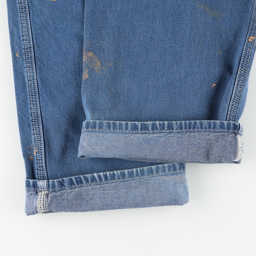 Carhartt Dungaree Fit Denim Painter Pants, Men's, Size W38 cotton blue type Vintage Second Hand