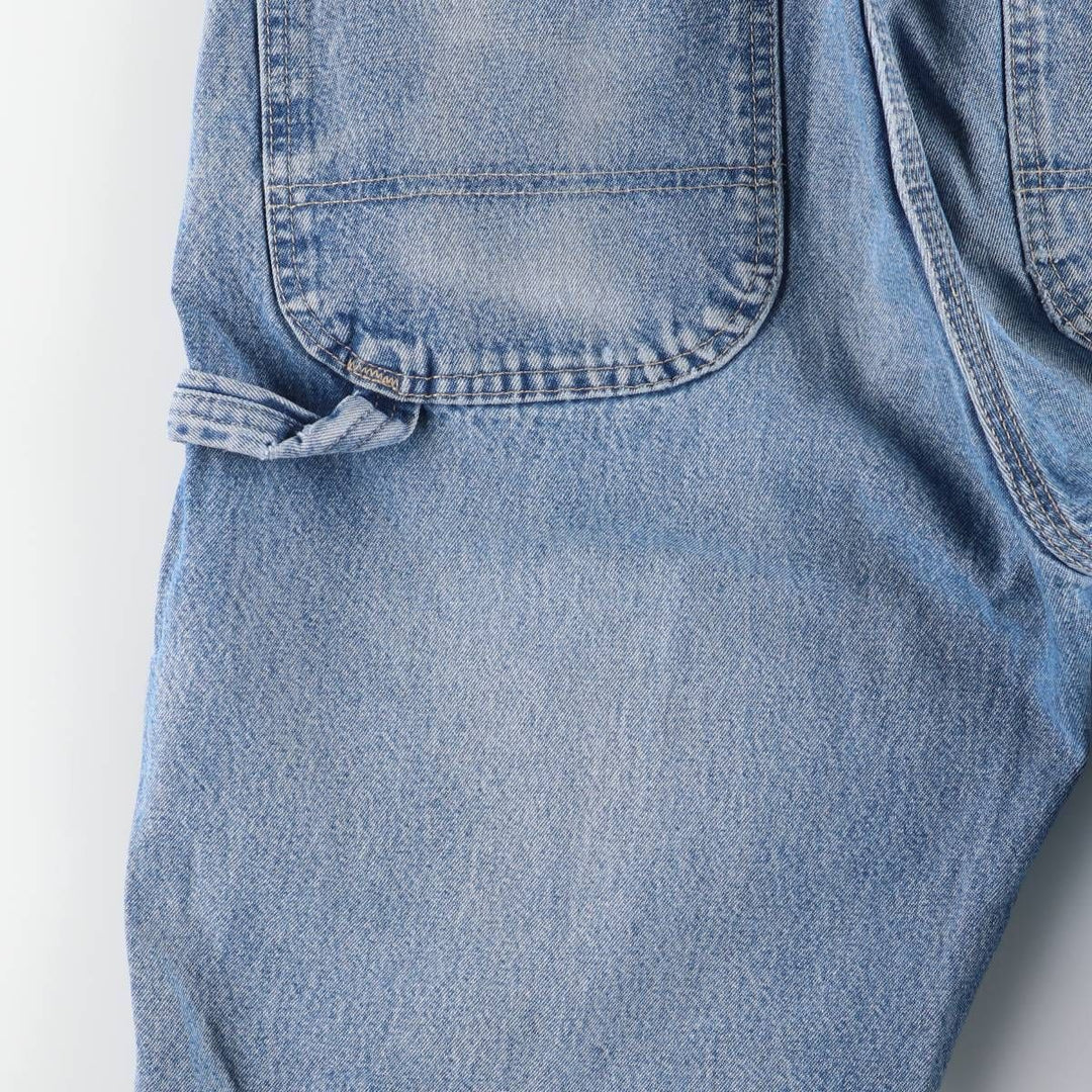 Dickies denim painter pants for men, equivalent to W35 unclear blue type Vintage Second Hand