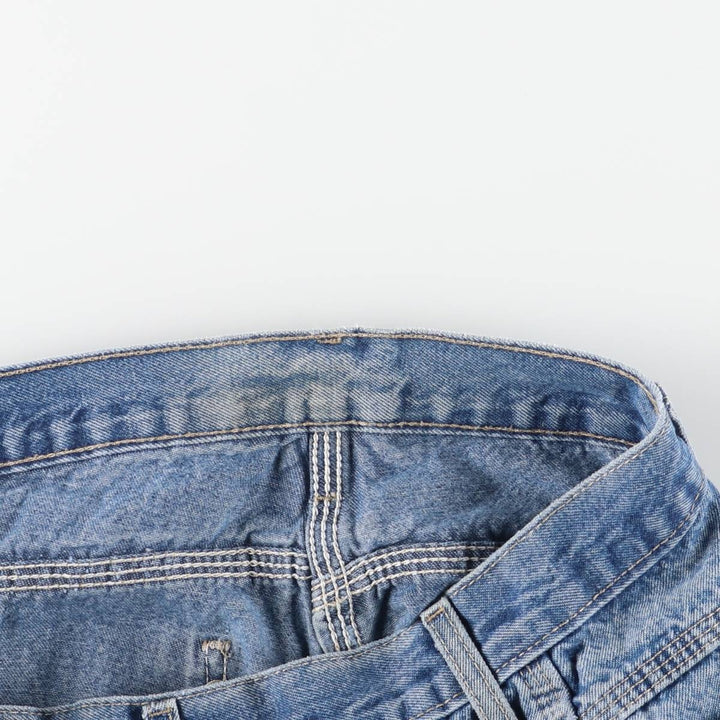 Dickies denim painter pants for men, equivalent to W35 unclear blue type Vintage Second Hand
