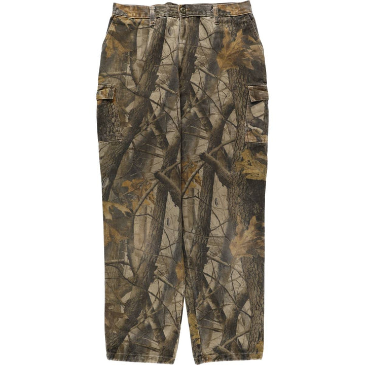 Civilian-made RANGER camouflage pattern Realtree camo military cargo pants, men's size W34 (approx.) unclear Khaki type brown Vintage Second Hand