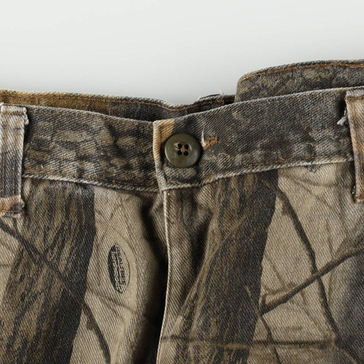 Civilian-made RANGER camouflage pattern Realtree camo military cargo pants, men's size W34 (approx.) unclear Khaki type brown Vintage Second Hand