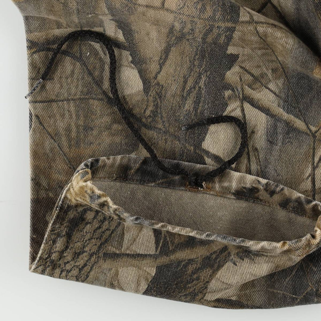 Civilian-made RANGER camouflage pattern Realtree camo military cargo pants, men's size W34 (approx.) unclear Khaki type brown Vintage Second Hand