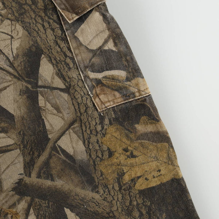 Civilian-made RANGER camouflage pattern Realtree camo military cargo pants, men's size W34 (approx.) unclear Khaki type brown Vintage Second Hand