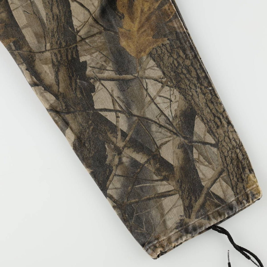 Civilian-made RANGER camouflage pattern Realtree camo military cargo pants, men's size W34 (approx.) unclear Khaki type brown Vintage Second Hand