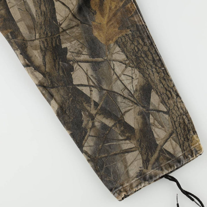 Civilian-made RANGER camouflage pattern Realtree camo military cargo pants, men's size W34 (approx.) unclear Khaki type brown Vintage Second Hand