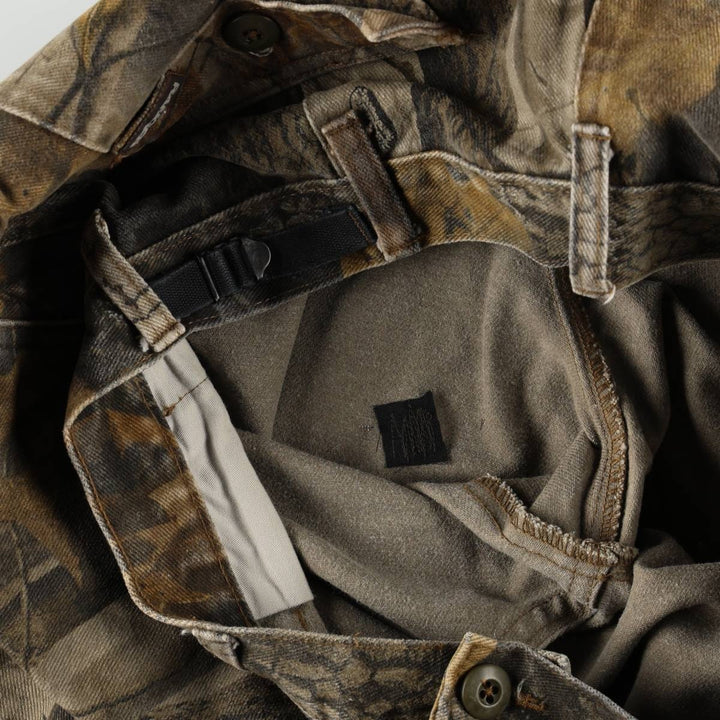 Civilian-made RANGER camouflage pattern Realtree camo military cargo pants, men's size W34 (approx.) unclear Khaki type brown Vintage Second Hand