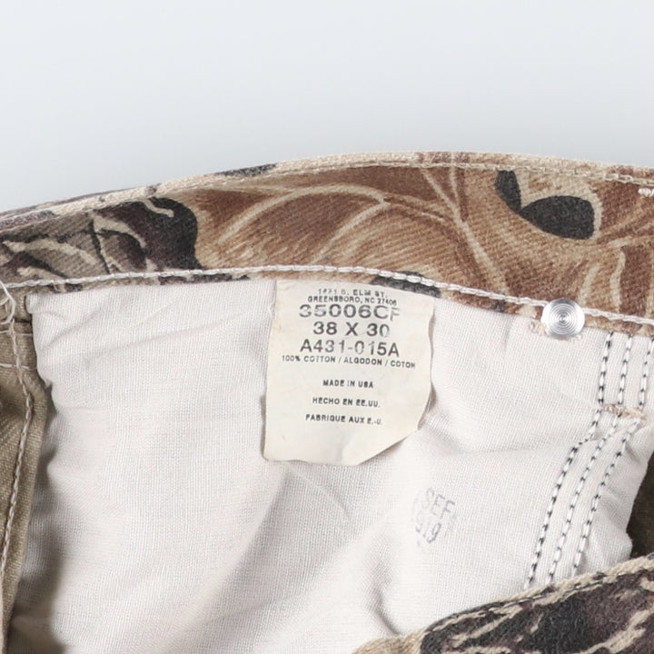 80s-90'S Wrangler Realtree Camo Tapered Denim Pants, Made in USA, Men's W38 (approx.), Vintage cotton brown type Vintage Second Hand