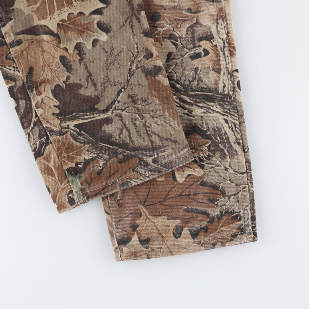 80s-90'S Wrangler Realtree Camo Tapered Denim Pants, Made in USA, Men's W38 (approx.), Vintage cotton brown type Vintage Second Hand