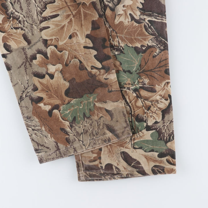80s-90'S Wrangler Realtree Camo Tapered Denim Pants, Made in USA, Men's W38 (approx.), Vintage cotton brown type Vintage Second Hand