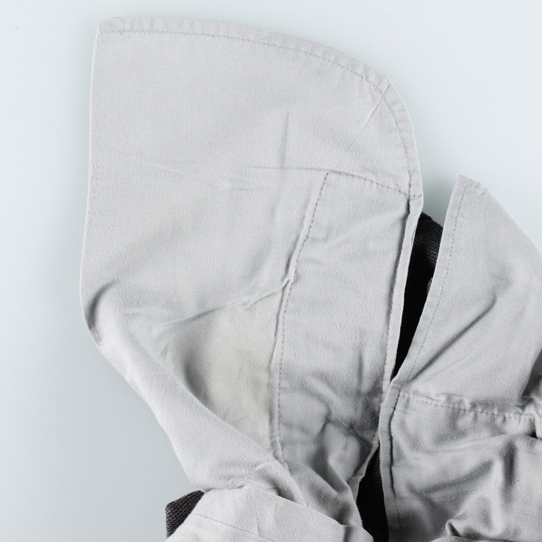 ~90'S Check Pattern Slacks Pants Men's W33 (approx.) Vintage unclear Charcoal Vintage Second Hand