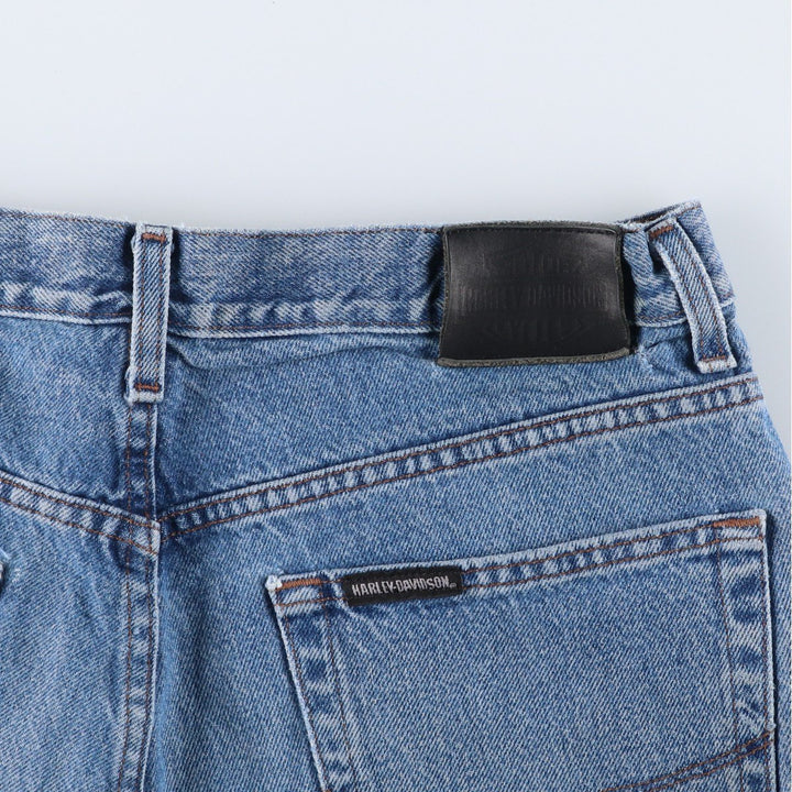 Harley-Davidson Tapered Denim Pants for Men, Size W36 cotton blue type Vintage Second Hand