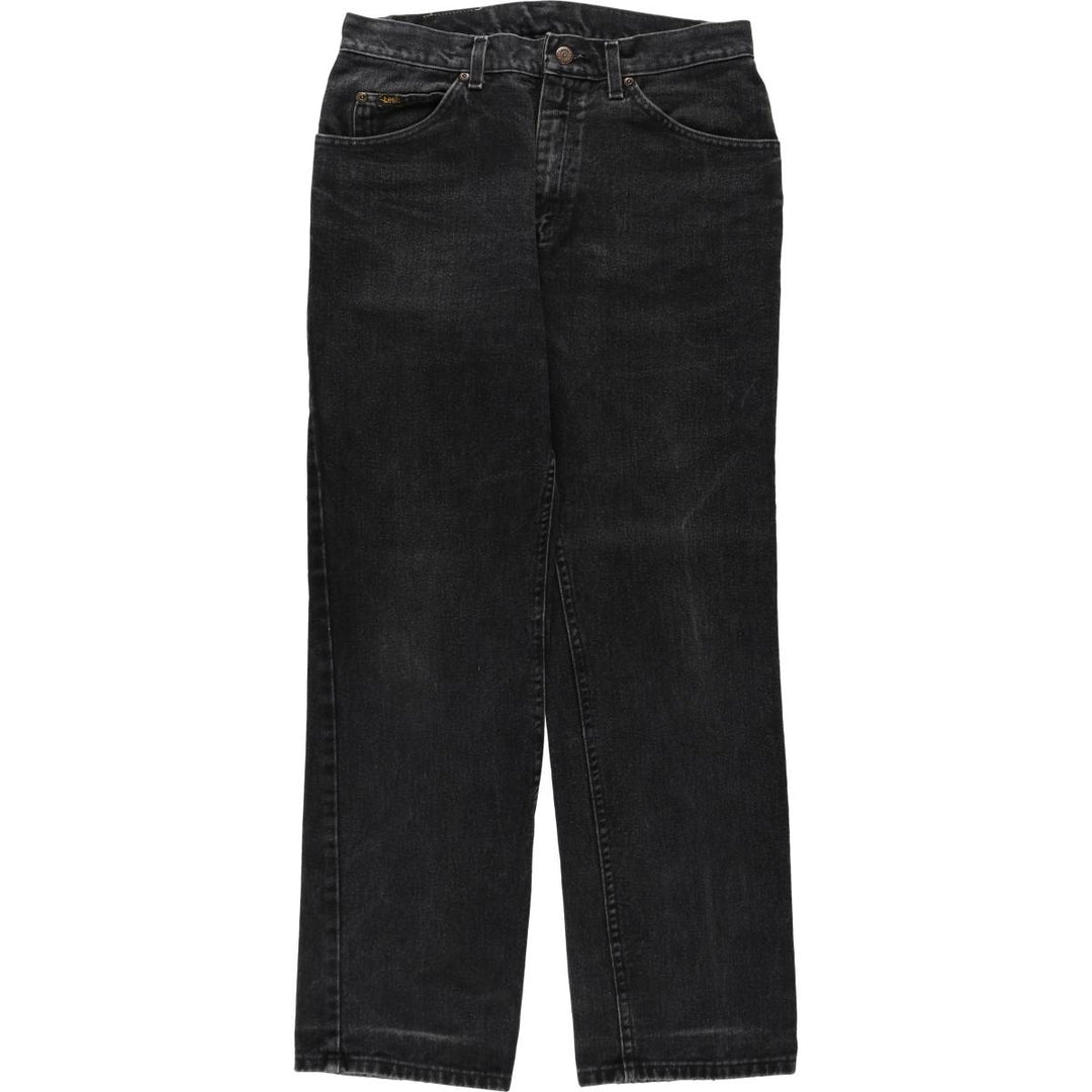90'S Lee Black Denim Straight Leg Jeans, Men's Size W33 (approx.) unclear black type Vintage Second Hand