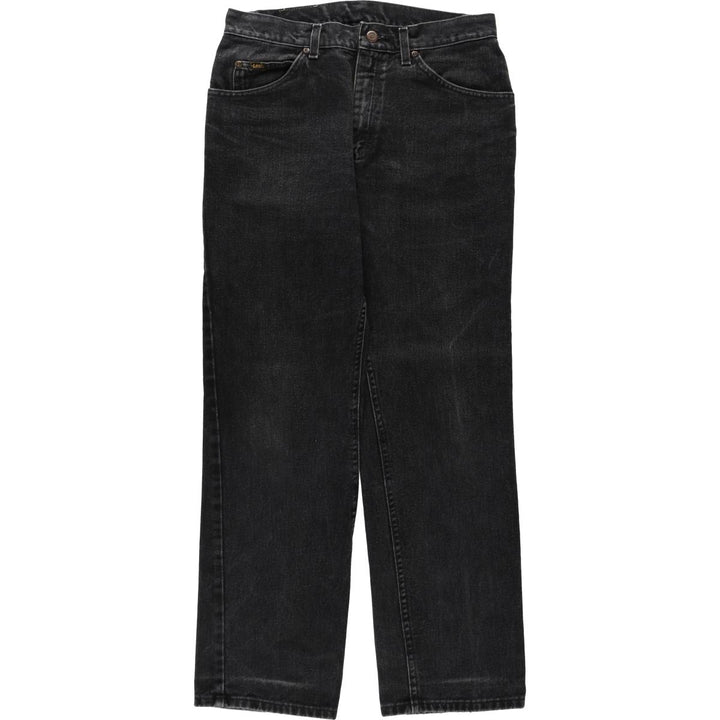 90'S Lee Black Denim Straight Leg Jeans, Men's Size W33 (approx.) unclear black type Vintage Second Hand