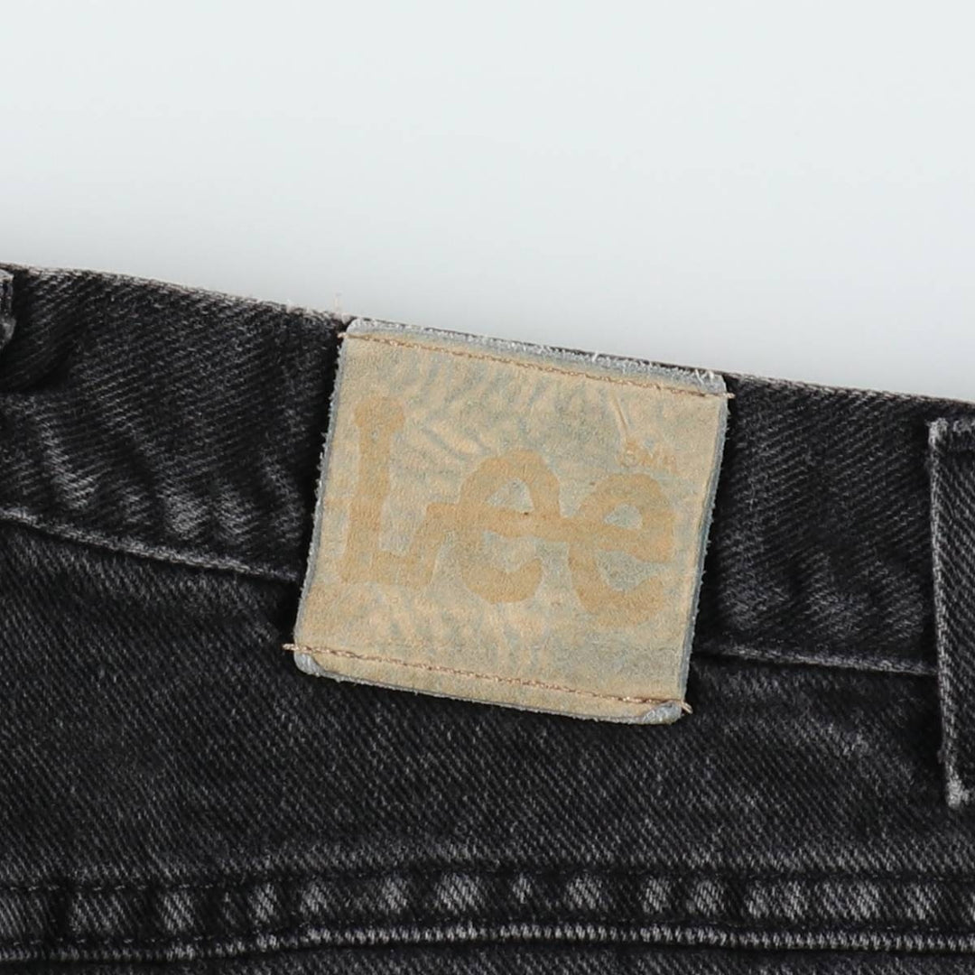 90'S Lee Black Denim Straight Leg Jeans, Men's Size W33 (approx.) unclear black type Vintage Second Hand
