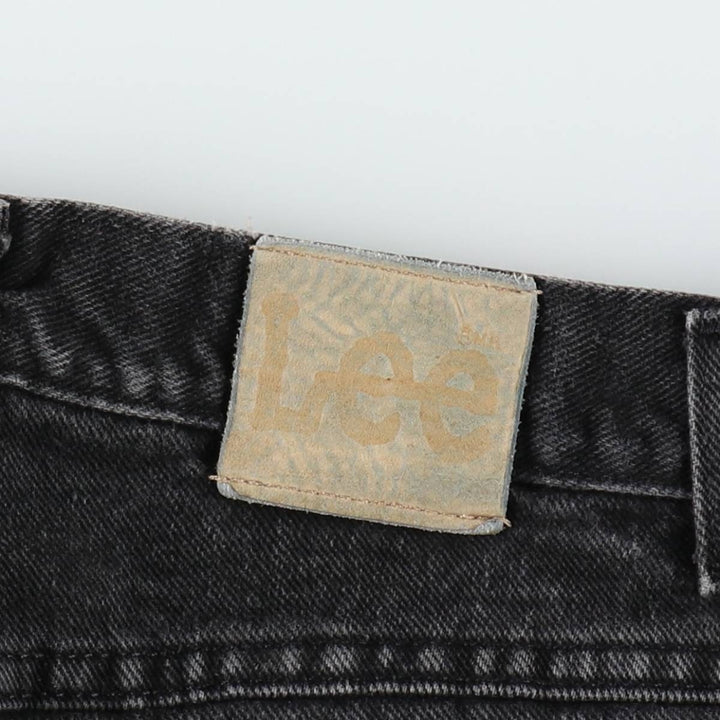 90'S Lee Black Denim Straight Leg Jeans, Men's Size W33 (approx.) unclear black type Vintage Second Hand