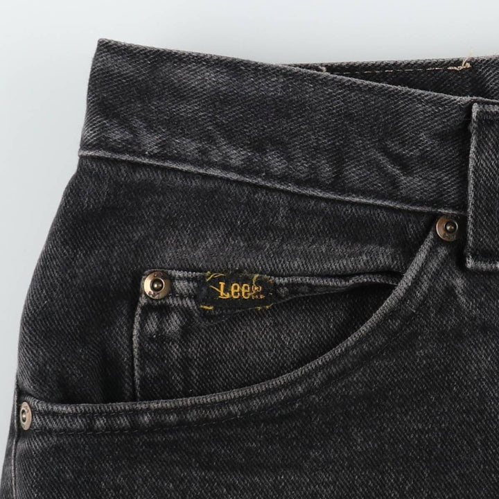 90'S Lee Black Denim Straight Leg Jeans, Men's Size W33 (approx.) unclear black type Vintage Second Hand