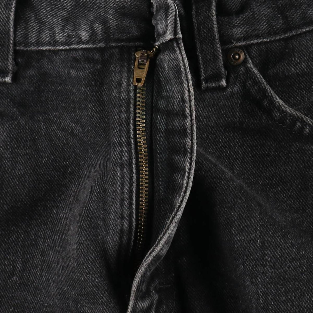 90'S Lee Black Denim Straight Leg Jeans, Men's Size W33 (approx.) unclear black type Vintage Second Hand