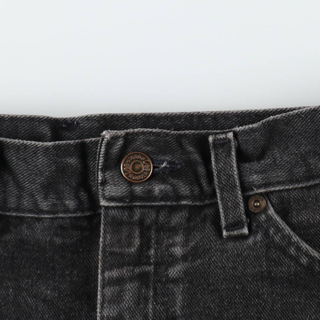 90'S Lee Black Denim Straight Leg Jeans, Men's Size W33 (approx.) unclear black type Vintage Second Hand