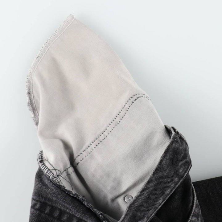 90'S Lee Black Denim Straight Leg Jeans, Men's Size W33 (approx.) unclear black type Vintage Second Hand