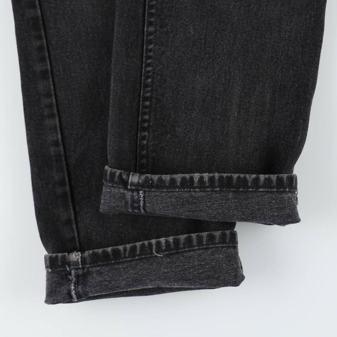 90'S Lee Black Denim Straight Leg Jeans, Men's Size W33 (approx.) unclear black type Vintage Second Hand