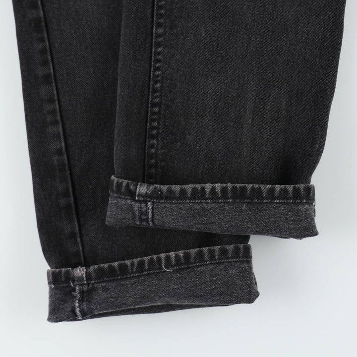 90'S Lee Black Denim Straight Leg Jeans, Men's Size W33 (approx.) unclear black type Vintage Second Hand