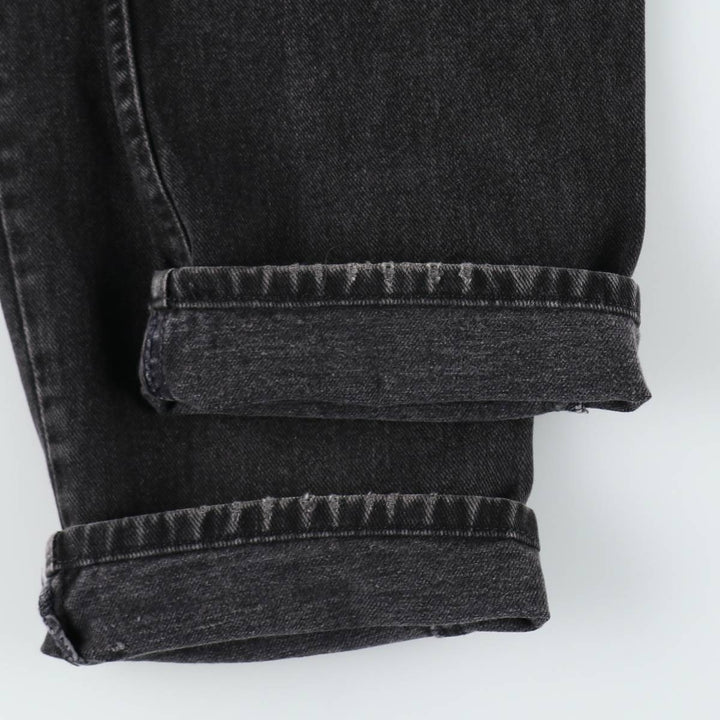 90'S Lee Black Denim Straight Leg Jeans, Men's Size W33 (approx.) unclear black type Vintage Second Hand