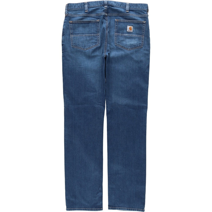 Carhartt Relaxed Fit Tapered Denim Pants for Men, W36 cotton blue type Vintage Second Hand
