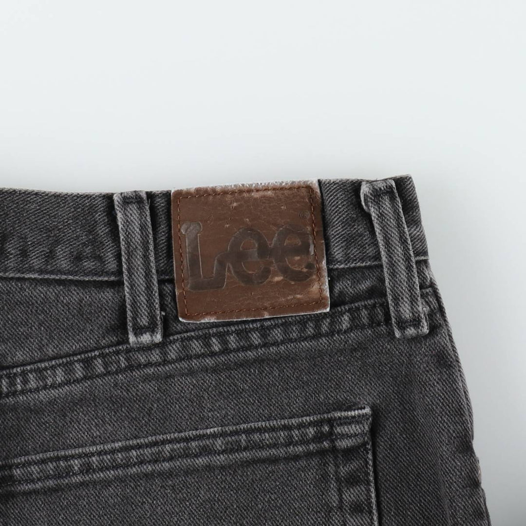 Lee Black Denim Straight Denim Pants, Men's Size W37 cotton black type Vintage Second Hand