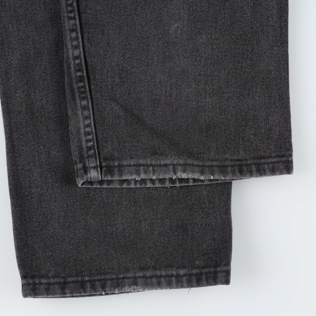 Lee Black Denim Straight Denim Pants, Men's Size W37 cotton black type Vintage Second Hand