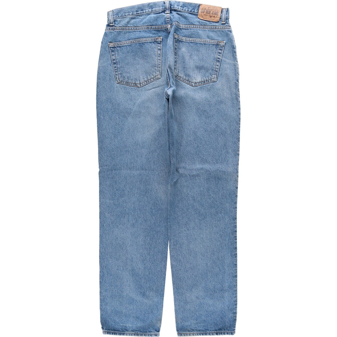 90s-00'S GAP BLUE JEANS RELAXED Tapered Denim Pants, Made in Canada, Men's W34 (approx.), Vintage cotton blue type Vintage Second Hand