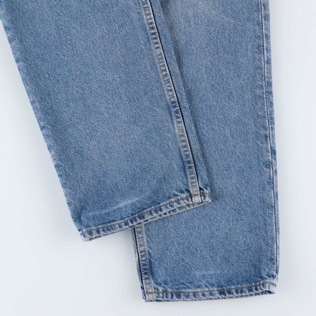 90s-00'S GAP BLUE JEANS RELAXED Tapered Denim Pants, Made in Canada, Men's W34 (approx.), Vintage cotton blue type Vintage Second Hand