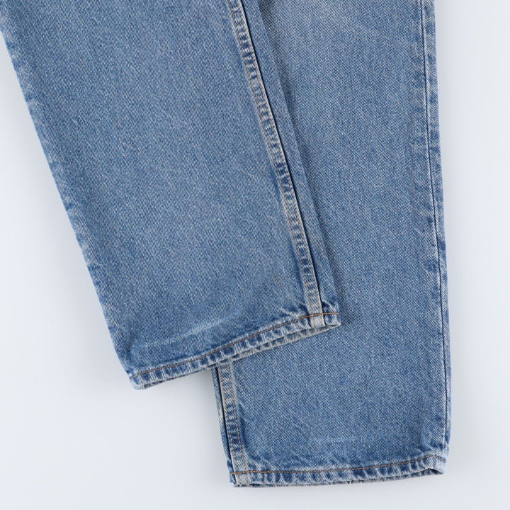 90s-00'S GAP BLUE JEANS RELAXED Tapered Denim Pants, Made in Canada, Men's W34 (approx.), Vintage cotton blue type Vintage Second Hand
