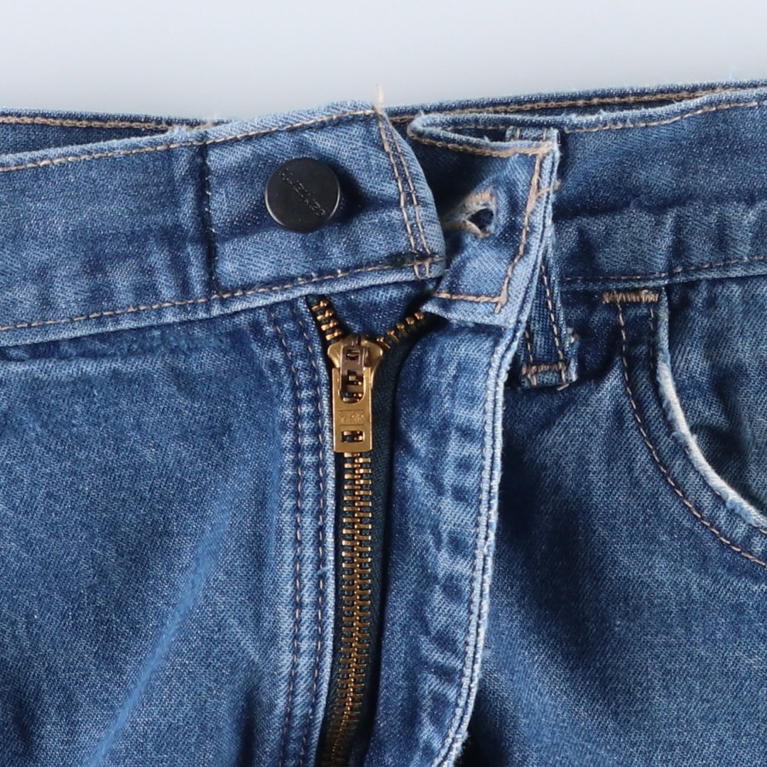 Carhartt FR Series Relaxed Fit Tapered Denim Pants, Made in USA, Men's Size W37 (approx.) cotton blue type Vintage Second Hand