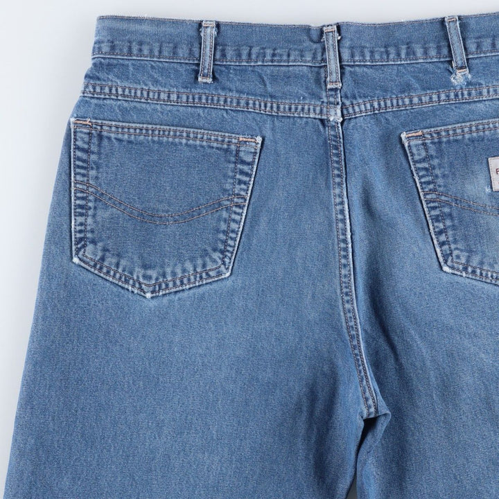 Carhartt FR Series Relaxed Fit Tapered Denim Pants, Made in USA, Men's Size W37 (approx.) cotton blue type Vintage Second Hand