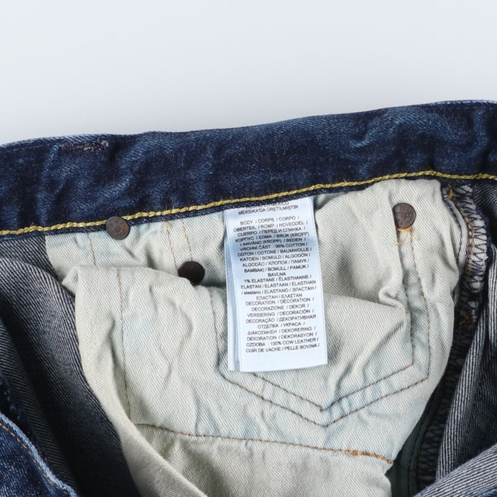 Ralph Lauren POLO RALPH LAUREN tapered denim pants for men, size W36 cotton blue type Vintage Second Hand