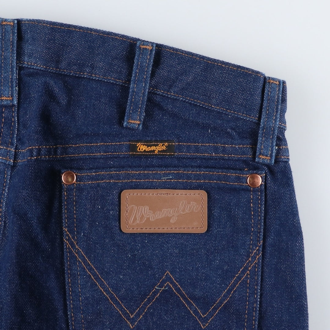 Mint condition 90s-00'S Wrangler straight-leg denim pants, men's size W34 (approx.), vintage. cotton navy blue type Vintage Second Hand
