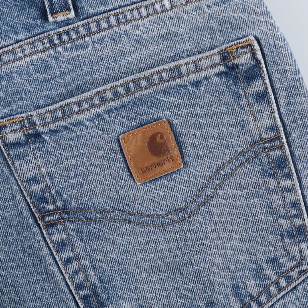 Carhartt Relaxed Fit Tapered Denim Pants, Men's, Size W39 cotton blue type Vintage Second Hand
