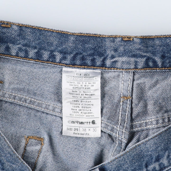 Carhartt Relaxed Fit Tapered Denim Pants, Men's, Size W39 cotton blue type Vintage Second Hand