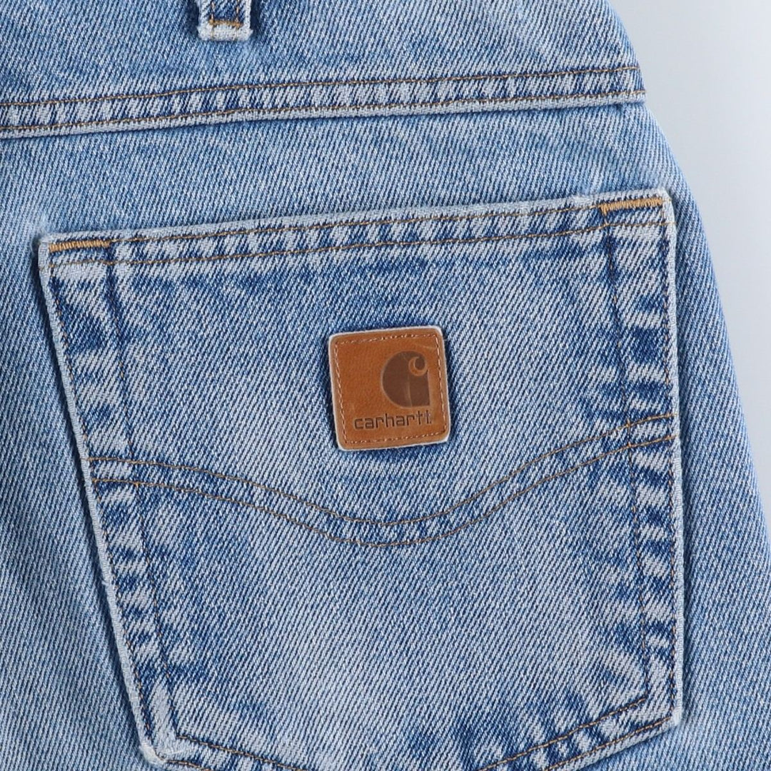 Carhartt Relaxed Fit Tapered Denim Pants for Men, W36 cotton blue type Vintage Second Hand