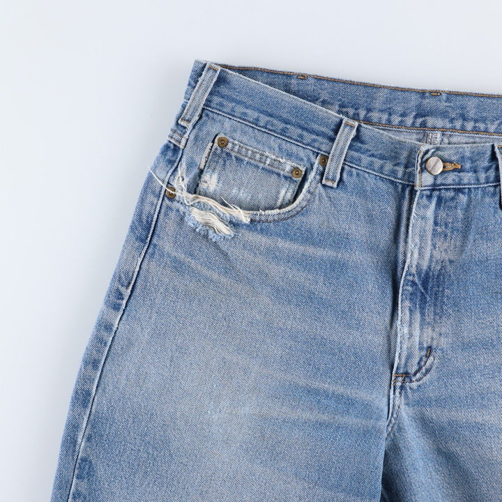 Carhartt Relaxed Fit Tapered Denim Pants for Men, W36 cotton blue type Vintage Second Hand