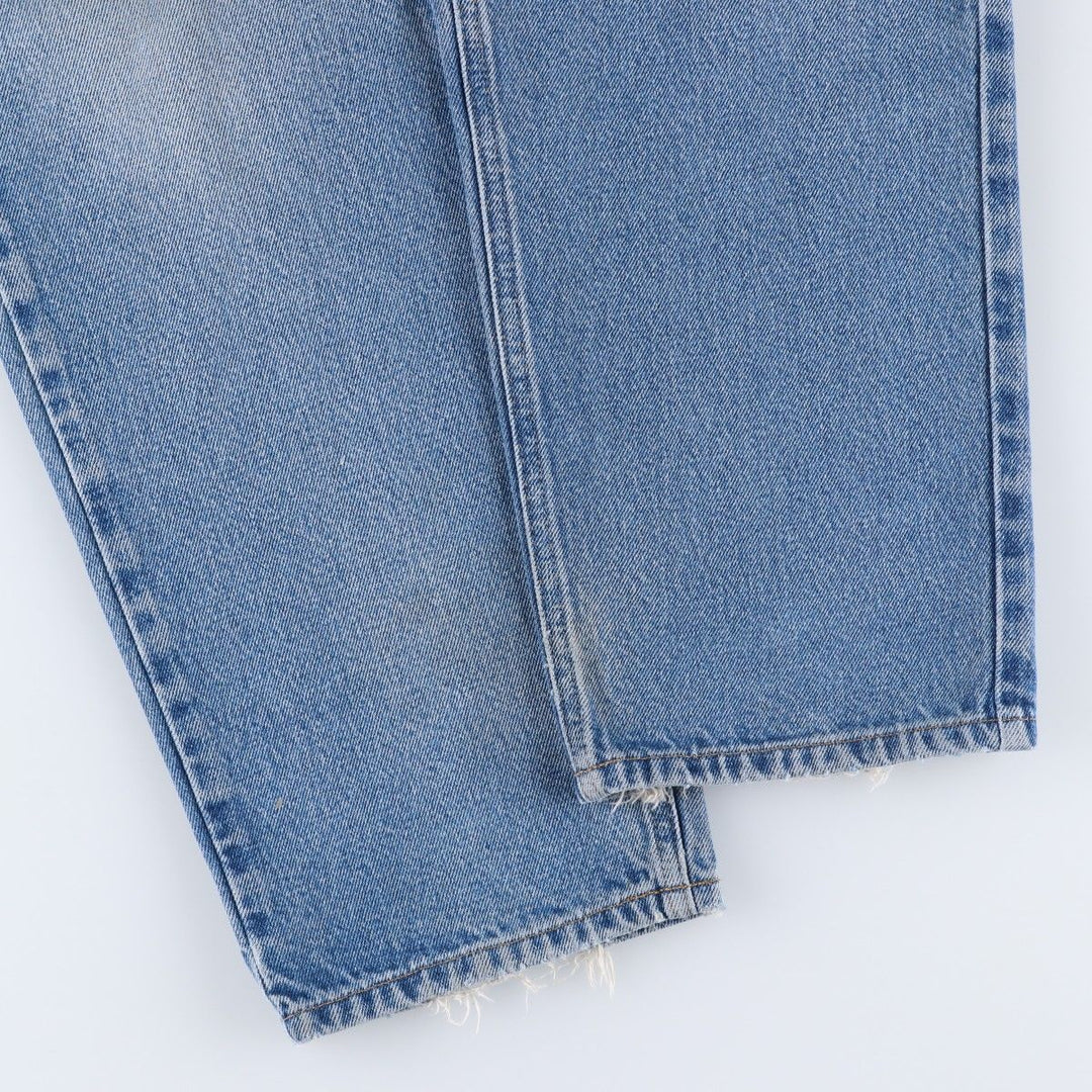 Carhartt Relaxed Fit Tapered Denim Pants for Men, W36 cotton blue type Vintage Second Hand