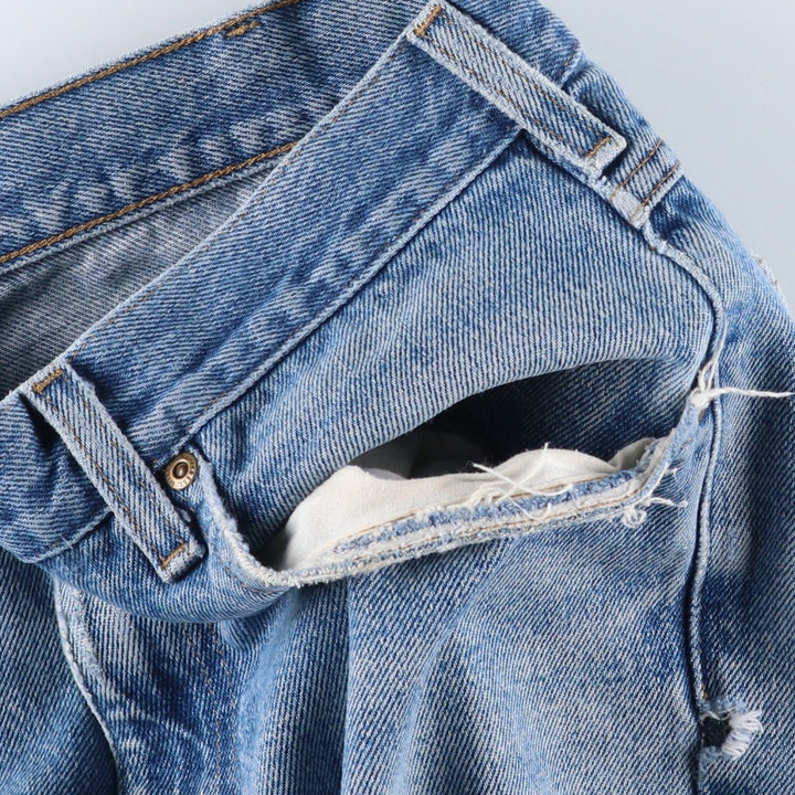 Carhartt Relaxed Fit Tapered Denim Pants for Men, W36 cotton blue type Vintage Second Hand